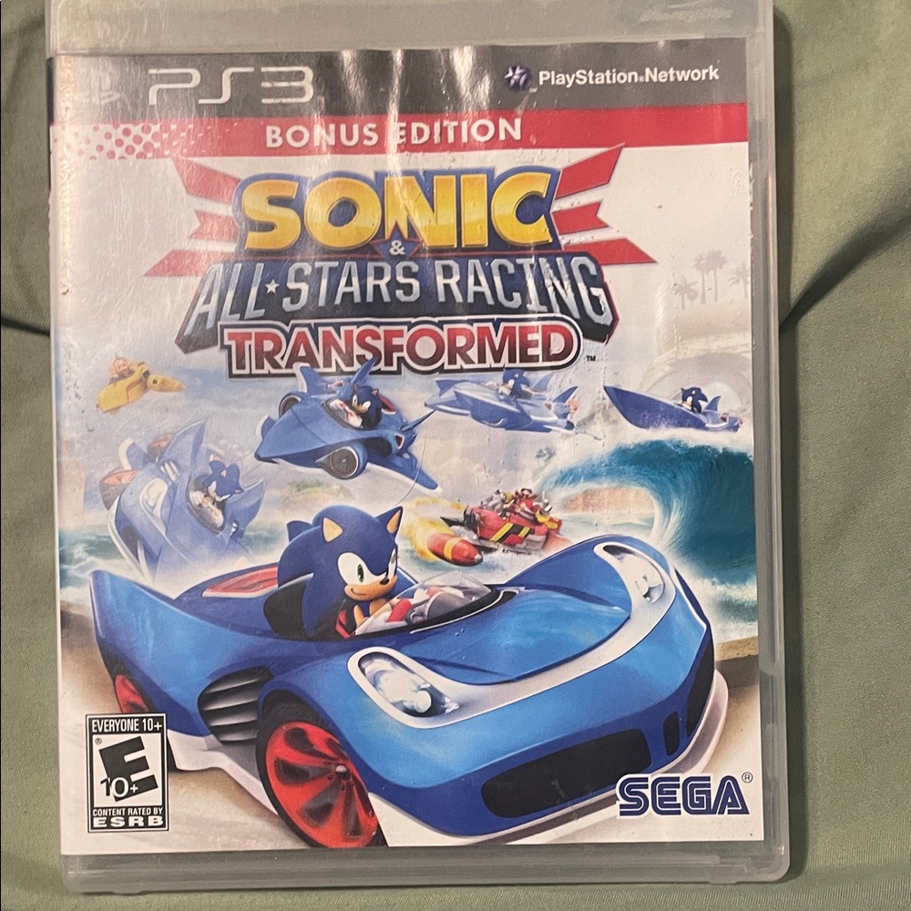 Sonic & All-Stars Racing Transformed Bonus Edition for PS3 - Blue